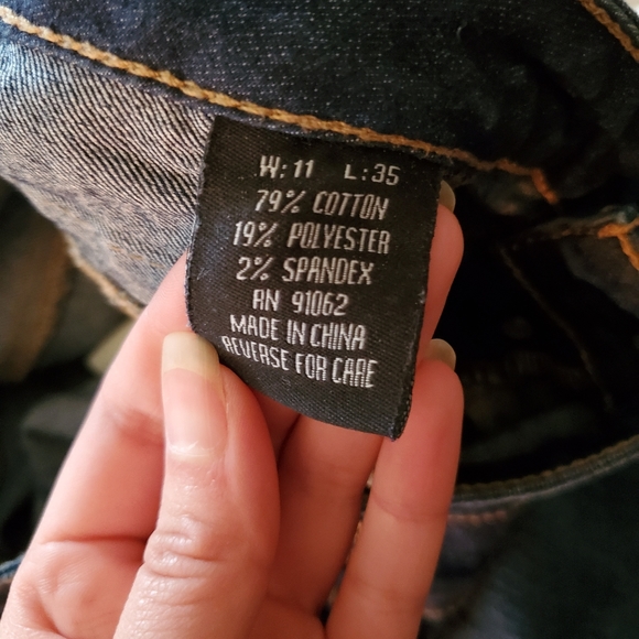 Tall high waist, half button fly jeans - Picture 3 of 5